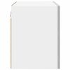 vidaXL Armadio pensile 2 pcs Grigio Cemento e Bianco 50 x 31 x 40 cm