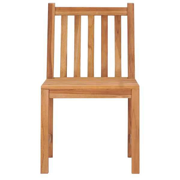 vidaXL Set da pranzo da giardino 7 pz 160x80 cm in legno massello di teak