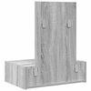 vidaXL Tavolo da Trucco Grigio 60 x 40 x 70 cm Legno multistrato