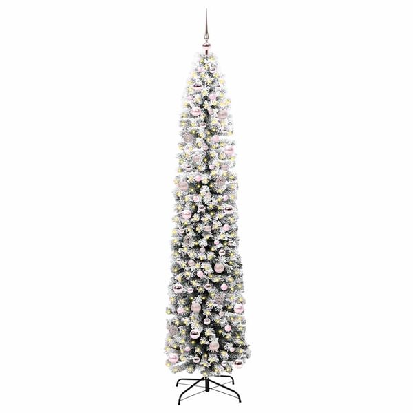 vidaXL Albero di Natale artificiale con 300 LED Verde 240 cm
