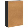 vidaXL Libreria Rovere Nero 60 x 30 x 76.5 cm Legno multistrato