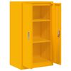 vidaXL Armadio Giallo senape 60 x 40 x 105 cm Acciaio