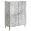 vidaXL Credenza Grigio Cemento 66 x 34,5 x 90 cm Legno ingegnerizzato