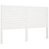 vidaXL Testiera per Letto Bianca 186x4x100cm in Legno Massello di Pino