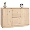 vidaXL Credenza 111x34x75 cm in Legno Massello di Pino