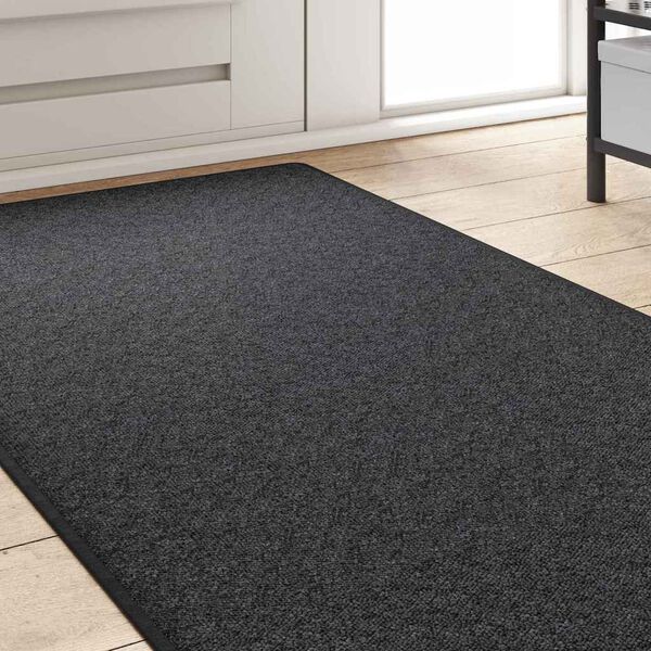 vidaXL Runner in Moquette Grigio scuro 80 x 500 cm 100% Polipropilene