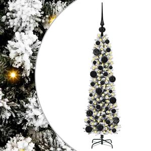 vidaXL Albero di Natale artificiale con 150 LED Bianco 120 cm