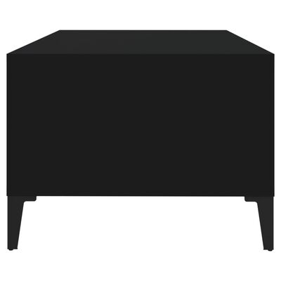 vidaXL Tavolino da Salotto Nero 90x50x36,5 cm in Legno Multistrato
