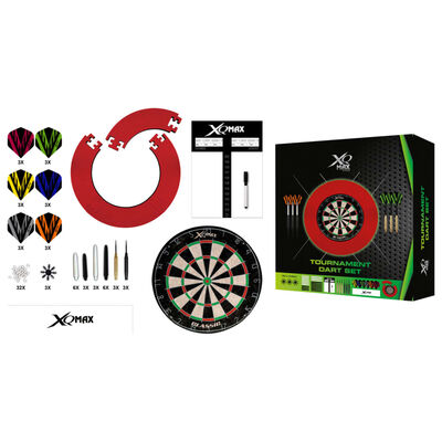 XQmax Darts Set di Freccette 90 pz per Torneo 23 g Rosso