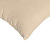 vidaXL Cuscini da Divano 2 pcs Crema 80 x 40 cm Tessuto