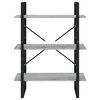 vidaXL Libreria 5 Ripiani Grigio Sonoma 80x30x175 cm Legno Multistrato