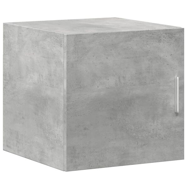 vidaXL Mobile a Parete Grigio Cemento 40x42,5x40 cm Legno Multistrato