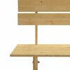 vidaXL Panca da Giardino 150 cm in Legno di Pino Impregnato