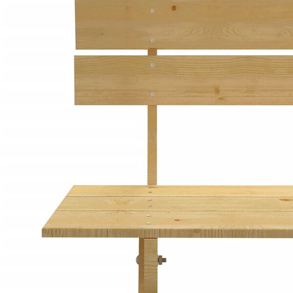 vidaXL Panca da Giardino 150 cm in Legno di Pino Impregnato