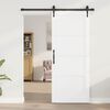 vidaXL Porta scorrevole ORKDAL Bianco 83 x 202 cm Pino massello