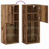 vidaXL Set mobile TV Legno vecchio 40,5 x 30 x 102 cm