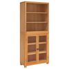 vidaXL Set di Mobili per Magazzino 2 pz Naturale 80 x 35 x 185 cm
