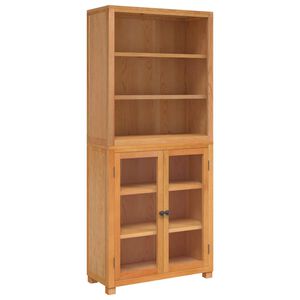 vidaXL Set di Mobili per Magazzino 2 pz Naturale 80 x 35 x 185 cm