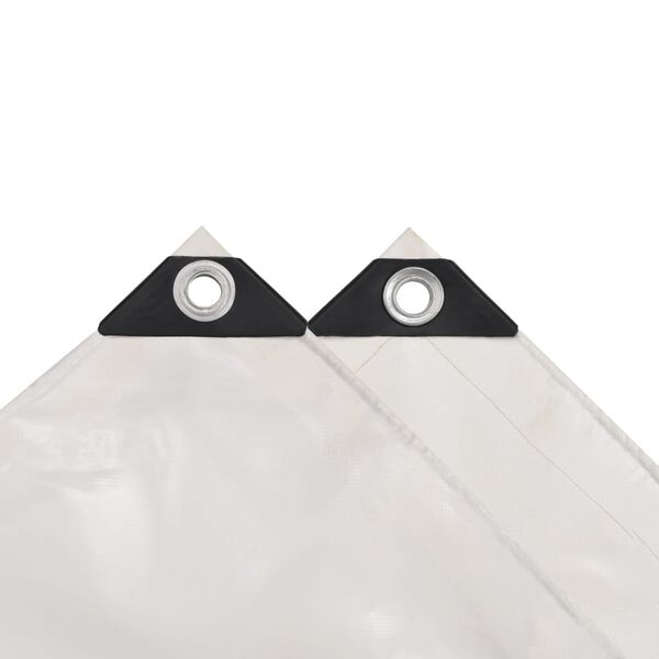 vidaXL Telone 650 g/m&sup2; 5x6 m Bianco
