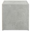 vidaXL Cassetto Contenitore Grigio Cemento 40,5x40x40 cm in Legno