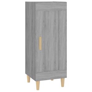 vidaXL Credenza Grigio Sonoma 34,5x34x90 cm in Legno Multistrato