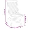vidaXL Set da Pranzo per Giardino 3 pz in Legno Massello di Teak