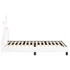 vidaXL Struttura letto bambini con testata Bianco 80 x 200 cm PU
