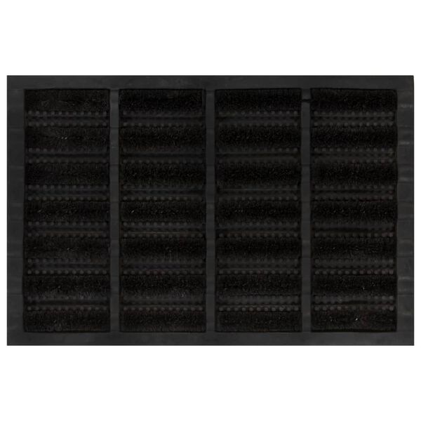 vidaXL Zerbino Rettangolare 40x60 cm in Gomma e Fibra di Cocco