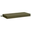 vidaXL Cuscino per panchina SOEST 100% Poliestere Verde Oliva