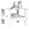 vidaXL Tavolino da salotto Bianco 57 x 55 x 45 cm Legno multistrato