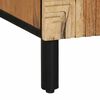 vidaXL Credenza Naturale 90 x 33,5 x 75 cm Legno di Acacia Massello
