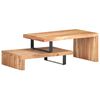 vidaXL Set Tavolini da Salotto 2 pz in Legno Massello di Acacia