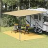 vidaXL Tappeto da Tenda 300x500 cm Beige