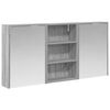 vidaXL Set di Armadi da Bagno 3 pz 126 x 16 x 62.5 cm