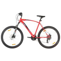 vidaXL Mountain Bike 21 Speed 29" Ruote 53 cm Rosso