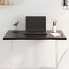 vidaXL Piano Tavolo Marrone Scuro 80x40x2 cm in Rovere Non Trattato