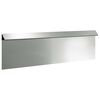 vidaXL Recinto per lumache 100 x 3,5 x 25 cm Acciaio zincato Argento