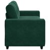 vidaXL Divano Divanetto Verde Scuro 180x77x82 cm in Velluto