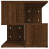 vidaXL Tavolino da Salotto Rovere Marrone 40x40x40cm Legno Multistrato