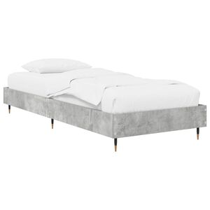 vidaXL Struttura del letto Grigio Cemento 80 x 200 cm