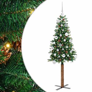 vidaXL Albero di Natale snodato con 150 LED con supporto Verde 150 cm