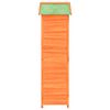 vidaXL Rimessa da Giardino Marrone 120x53,5x170 cm Legno Massello Pino