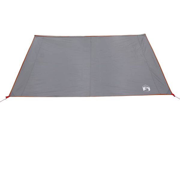 vidaXL Tarp resistente all'acqua Grigio e arancione