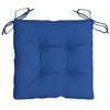 vidaXL Cuscini per Sedia 6 pz Blu 40x40x7 cm in Tessuto Oxford