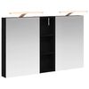 vidaXL Set di Armadi da Bagno 3 pz 100 x 10,5 x 60,5 cm