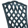 vidaXL Sedia da Giardino 2 pcs Verde 55 x 56.5 x 91cm Alluminio