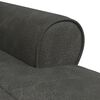 vidaXL Chaise Lounge con cuscino Nero 91 x 157 x 91 cm Pelle Sintetica