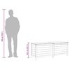 vidaXL Contenitore da Giardino 150x50x56,5 cm Legno Massello di Abete