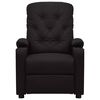 vidaXL Poltrona Reclinabile Elettrica Nera in Similpelle