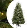 vidaXL Albero di Natale artificiale Verde 240 cm PVC e Metallo